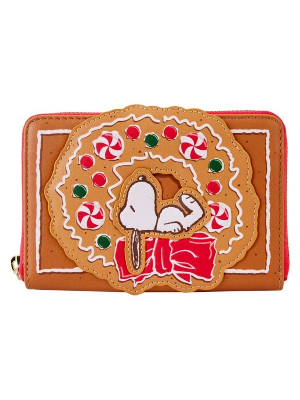 ❤️PRICE FIRM❤️ Loungefly Peanuts Snoopy
Gingerbread
Wreath Wallet NWOT